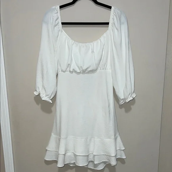knee length dresses for ladies The Tyra Long Sleeve Flower Girl Dress – Nicolette's Couture main image 1